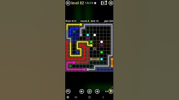 How To Solve Flow Free Bridges 14x14 Mania Pack Level 82 Board Walk Through Solution Walkthrough