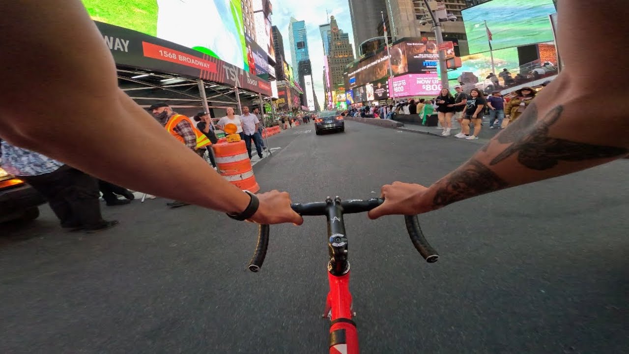 Fixed Gear Pov Cant Stop Wont Stop Riding Down Manhattans Busiest 