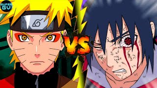 Sasuke Mangekyou Sharingan Vs Naruto Modo Sábio Quem Venceria? Em Naruto Shippuden