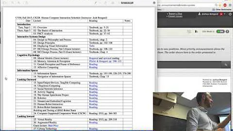 Human Computer Interaction Class, Lecture 02 of 27