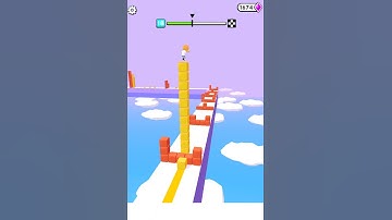 Cube Surfer Level 18 | (İOS, ANDROİD) Gameplay Walkthrough #shorts