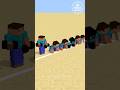 Herobrine vs herobrine's team race challenge⚡| credit by@oreETV | #minecraft #minecraftanimation