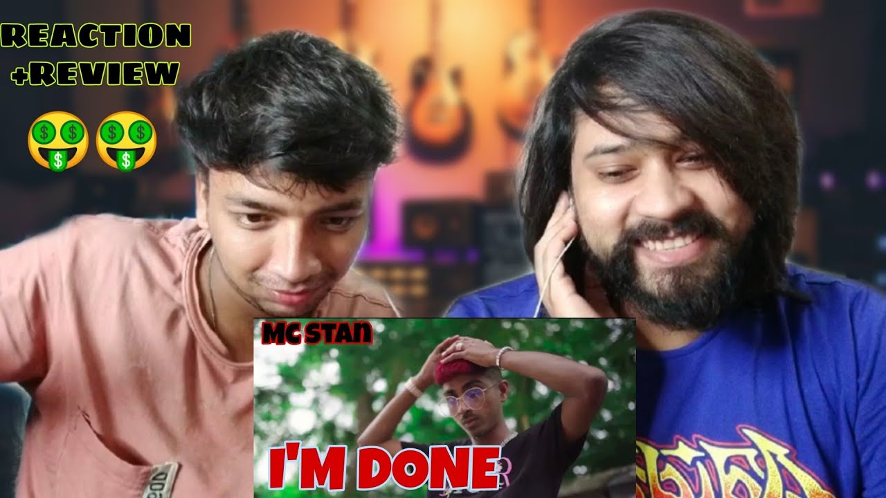 MC STΔN - I'M DONE Reaction (Official Music Video) mc stan new song | Reaction For u
