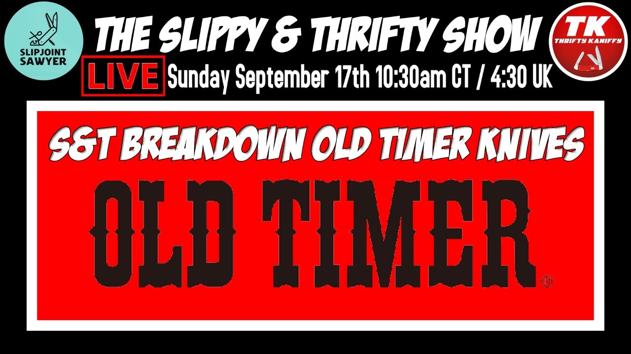 The Slippy & Thrifty Show Ep17 - S&T Breakdown Old Timer Knives - YouTube