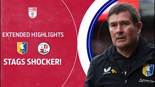 STAGS SHOCKER! | Mansfield Town v Crawley Town extended highlights