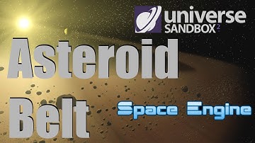 ASTEROID BELT - Ceres/Vesta/Hygiea/Pallas - Space Engine/Universe Sandbox 2