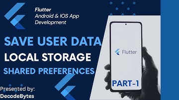 Flutter Save Data Locally with Shared Preferences| local storage| Mobile Storage| #fluttertutorial