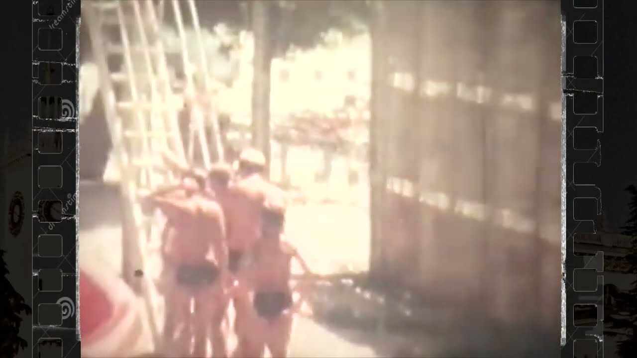 Первая в СССР водная горка (1989)