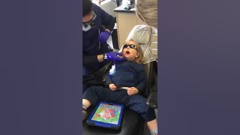 February 25th Asher’s first dentist appointment