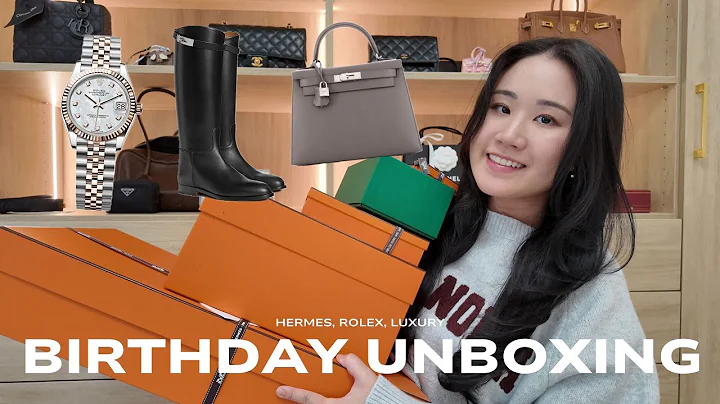 What I got for my birthday | Unboxing Hermes & Rolex 2025 | Sara Lee