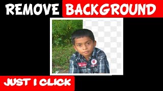 Remove photo Background || photo background remove in just 1 second|| background eraser | in english