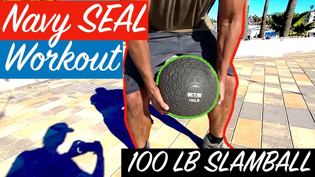 Navy SEAL Workout Challenge: 100lb Slamball 110 Reps