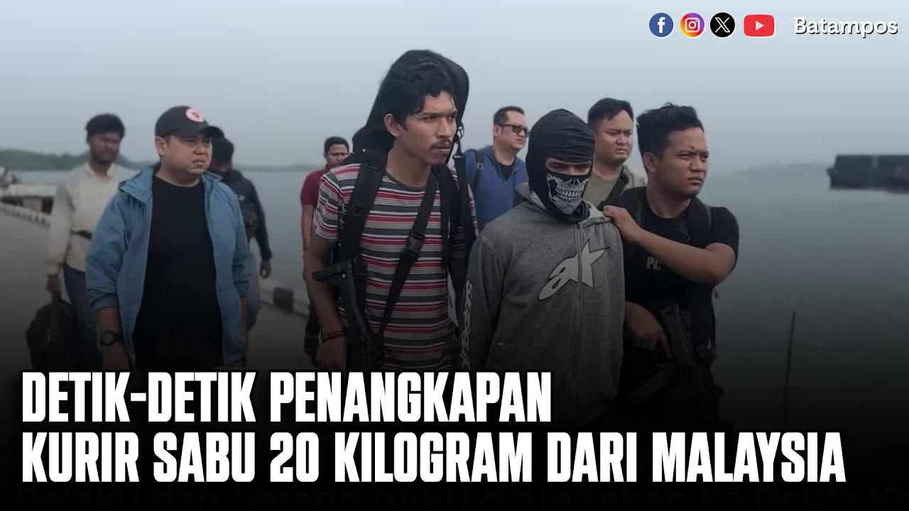 Detik Detik Penangkapan Kurir Sabu 20 Kilogram dari Malaysia - Batam Pos