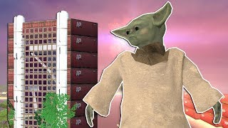 I Became Baby Yoda & Made My Friends Mad During a Base Battle in Gmod! - Garry's Mod Multiplayer screenshot 5