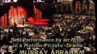 f murry abraham wins best actor motion picture drama golden globes 1985