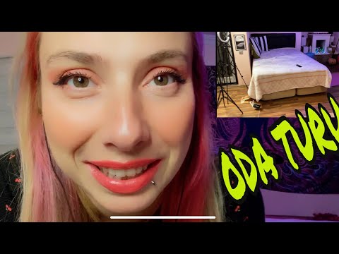 ASMR Bedroom tour | ÇEKMECELERİME KADAR GİRİN😅(Lo-fi ASMR) 💥Triggers