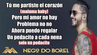 Maluma-Corazon (Lyric/Versuri) Resimi