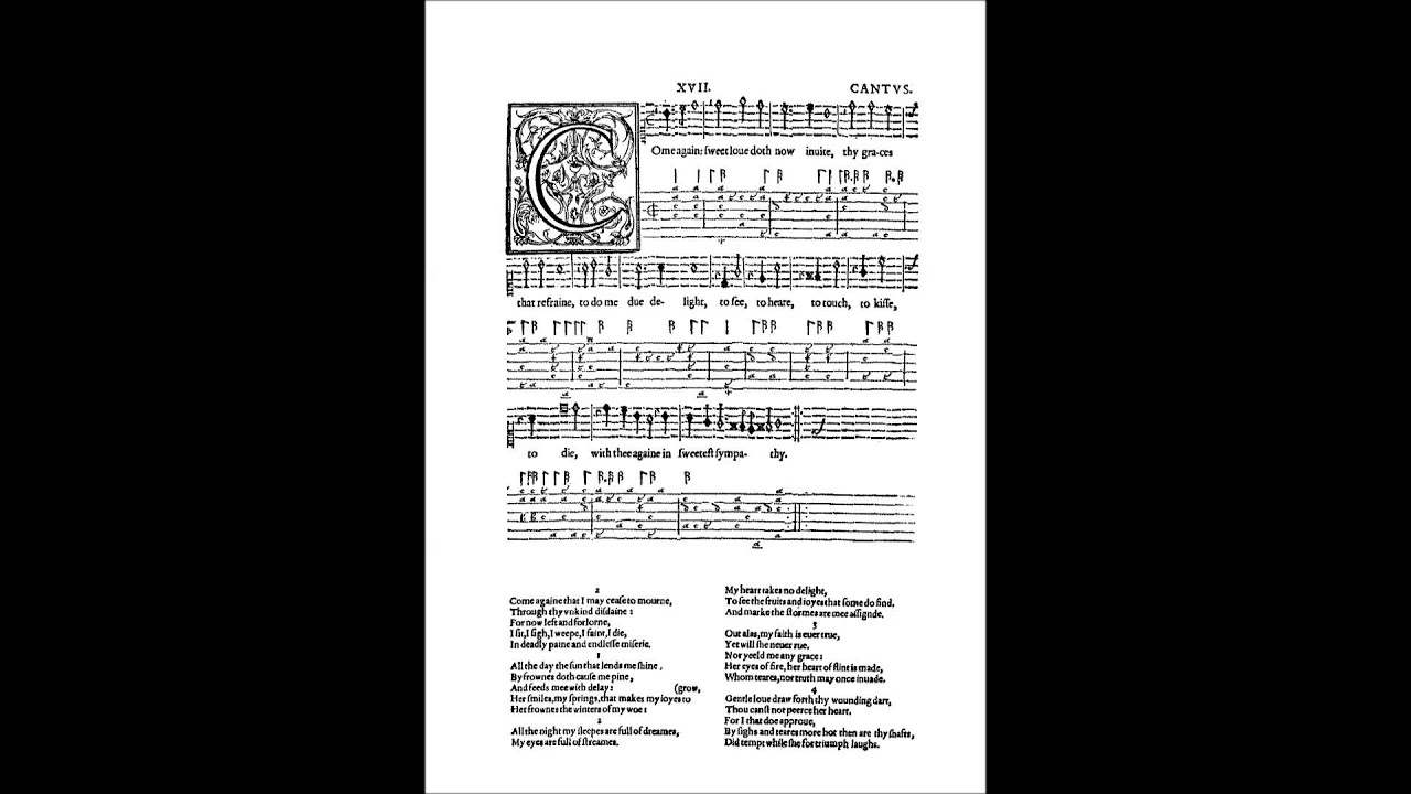 John Dowland: Come Again, Sweet Love (Steven Soebbing, bass-baritone) - audio only