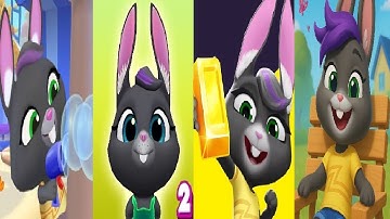 My Talking Tom Friends 2 VS Talking Tom Gold Run  Tom Blast Park Talking Tom Time Rush Talking Becca