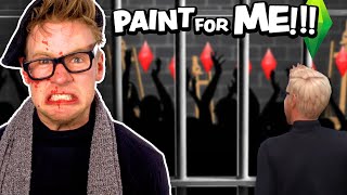 I Built an ART PRISON in the Sims!! - Sim French Jazza Pt. 2