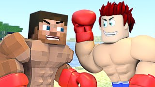 The minecraft life of Roblox and Steve : Noob vs Bro - Minecraft animation