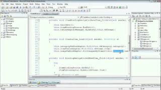 User Interface Processing in Visual Studio