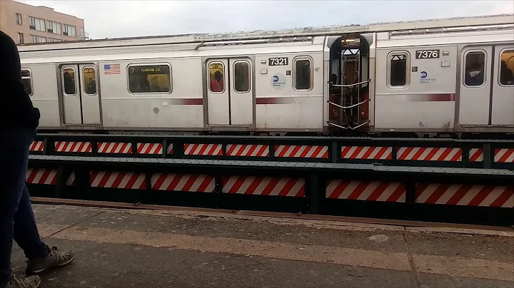 NYC Subway: R188 (7) Local and Express Trains  at 82 Street-Jackson Heights Station