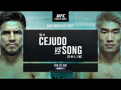 UFC SEATTLE LIVE CEJUDO VS SONG LIVESTREAM & FULL FIGHT NIGHT COMPANION UFC SEATTLE LIVE CEJUDO VS SONG LIVESTREAM & FULL FIGHT NIGHT COMPANION