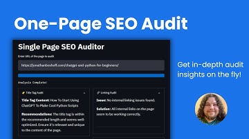 Get An SEO Audit In One Click! (Free Single Page SEO Audit Tool)