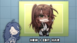 - [] How I Edit Hair || hair tut || ‼️ MUST GIVE CREDIT‼️ ||1k+ special || IbisPaintX [] -