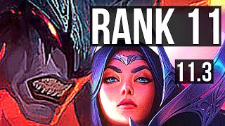 AATROX vs IRELIA (TOP) (DEFEAT) | Rank 3 Aatrox, Legendary, Rank 11 | NA Challenger | v11.3