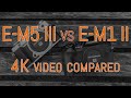 Olympus OM-D E-M5 III vs E M1 II - 4K Video Comparison