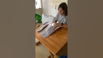 Scraps day! I made a rug.