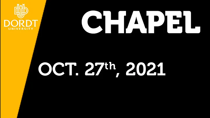 Chapel | 10.27.2021 | Guest Speaker: Kimberly Stua...