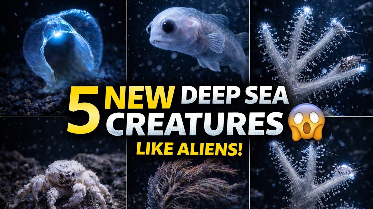 Newly Discovered Deep Sea Creatures That Look Like Aliens 😱 Ocean ...