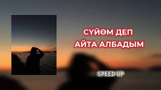 Клара Оролбекова - Сүйөм деп айта албадым | Speed Up