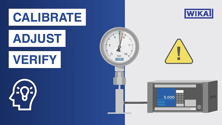 Calibration of measuring instruments | Definition of calibration, verification and adjustment