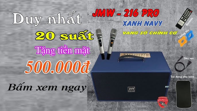 Loa karaoke bluetooth xách tay hát hay nhất hiện nay | JMW 216 Pro ...