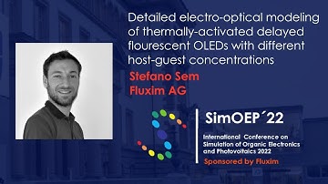 Detailed electro-optical modeling of TADF OLEDs  with different host-guest concentrations- SimOEP22