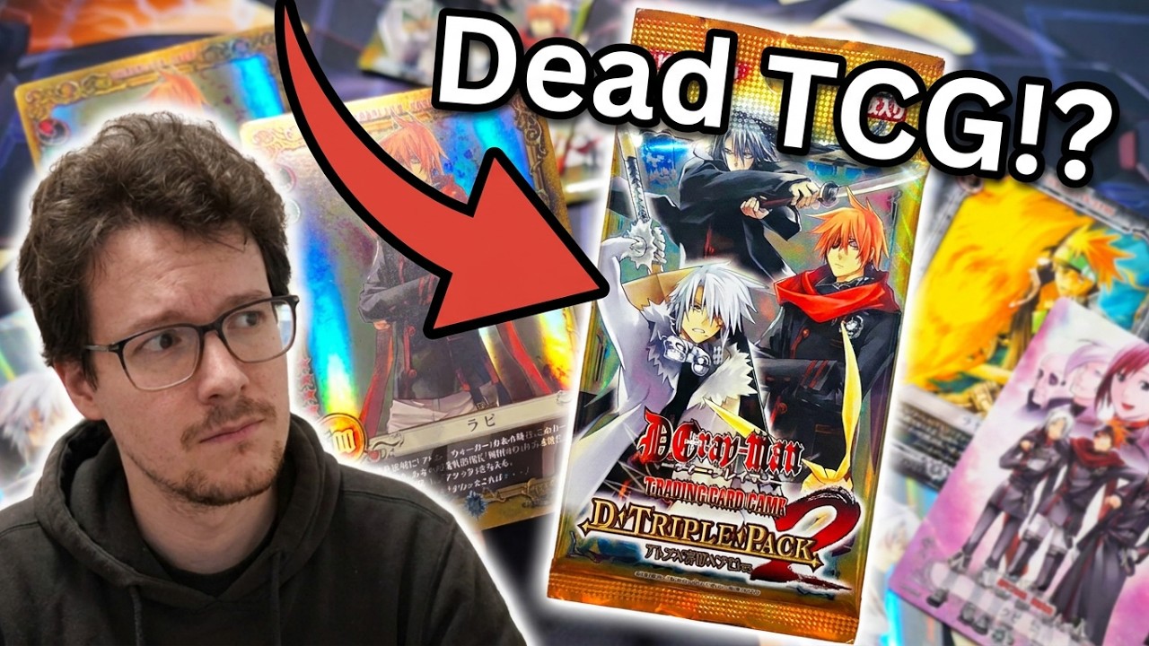 There Was a D.Gray-Man TCG!? D.Triple.Pack 2 opening - YouTube