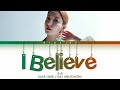 BoA - I Believe (Color Coded Lyrics Kan/Rom/Eng)