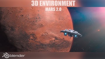 MARS Space 3D Shot | CGI Shot | Blender Nuke