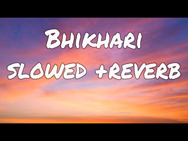 Bhikhari Slowed Reverb lofi Asthetic Lyrical nepali video song Oasis thapa 2023
