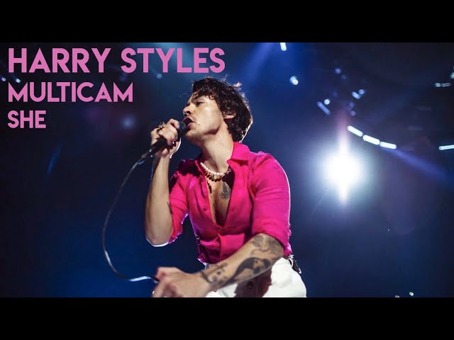 Harry Styles - She (in Los Angeles, the Forum) - Multicamera editing class=