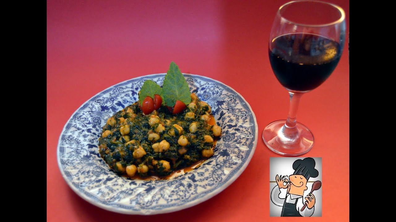 ESPINACAS CON GARBANZOS.