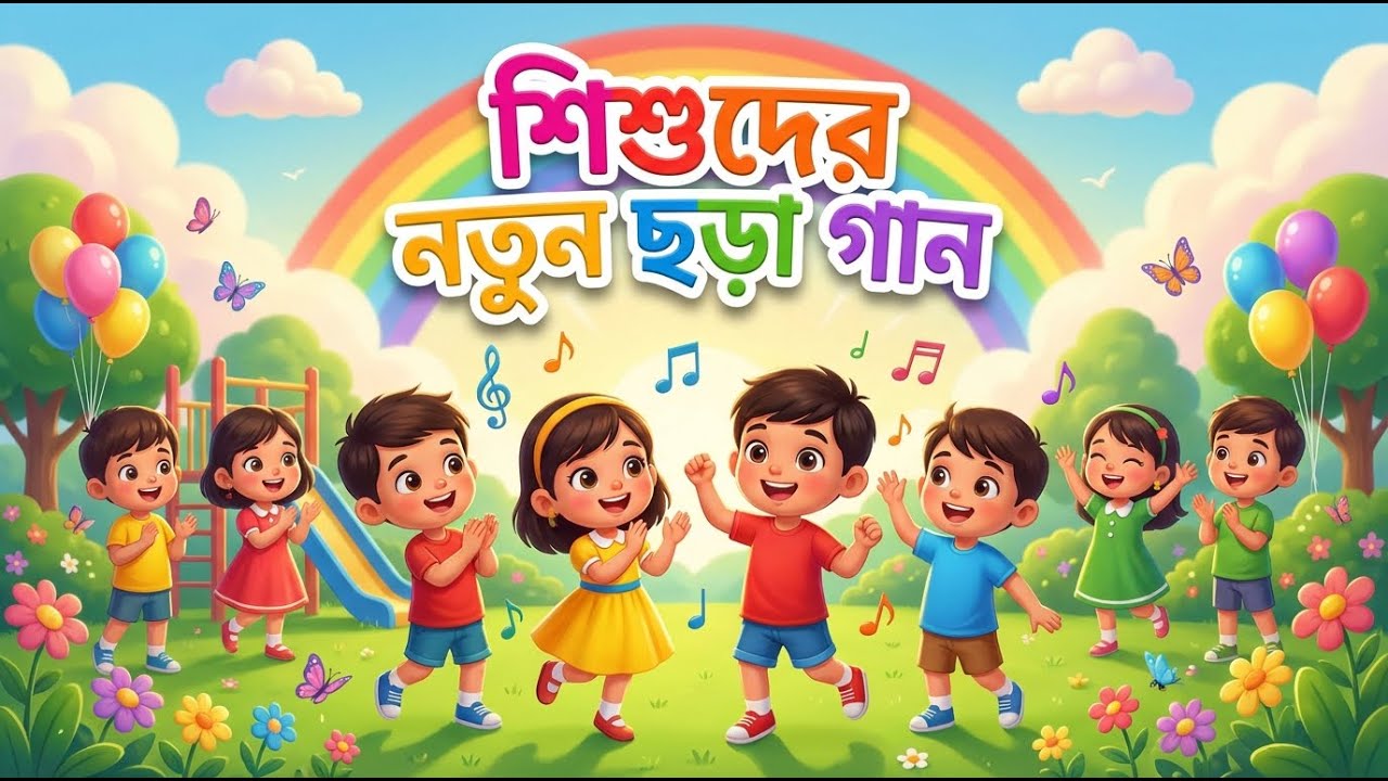 শিশুদের ছড়া গান | Bangla Rhymes for Kids | 3D Cartoon Song 2026 │Bangla Cartoon