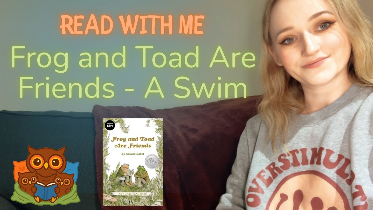 Read With Me: Frog and Toad Are Friends – A Swim | Gentle Story Read ...