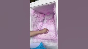 ASMR FREEZER FROST EATING