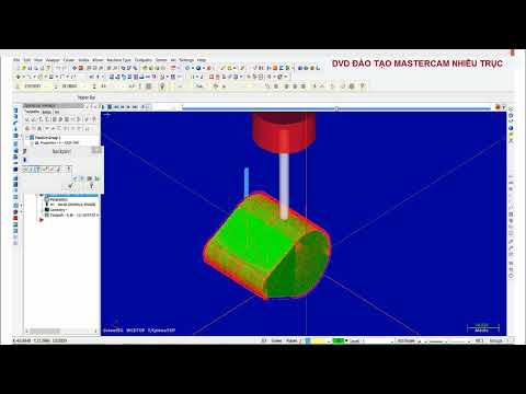 Video lập trình phay cnc 4 trục _bài 12 mastercamx7 - youtube