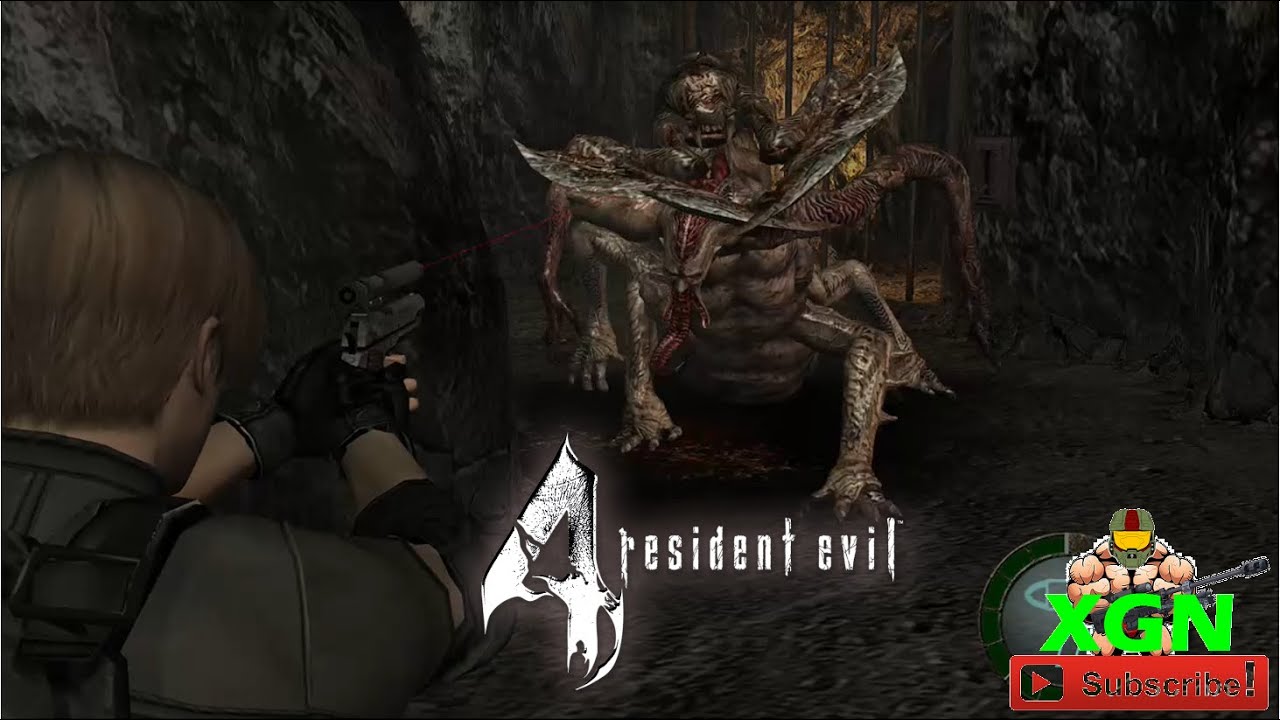 Resident Evil 4 how to beat Laser Hall and Boss fight in Chapter 5-3! RE4 on Xbox One